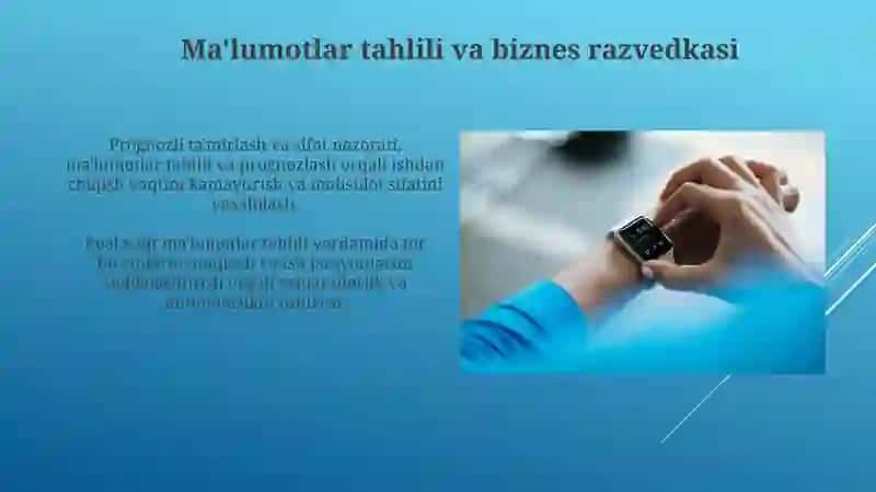 Axborot texnologiyalaring ishlab chiqarishda qoʻllanishi 4