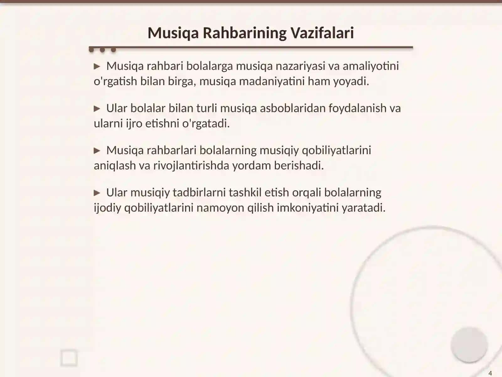 Maktabgacha Ta'limda Musiqa Rahbari Faoliyati 4