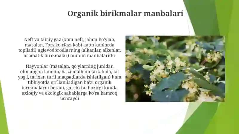 Organik dori vositalari 4