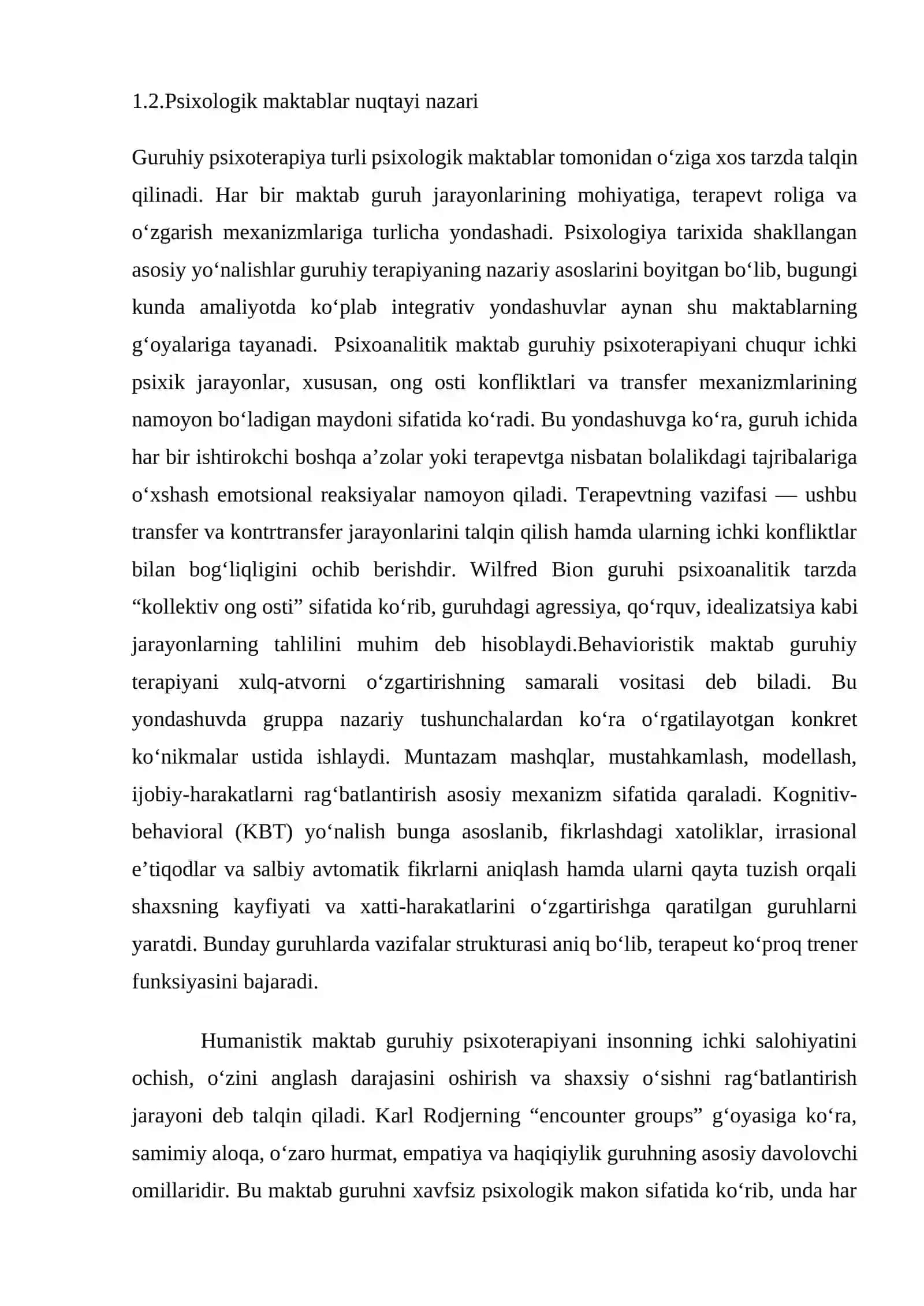 Guruhiy psixoterapiyaning nazariy asoslari 4