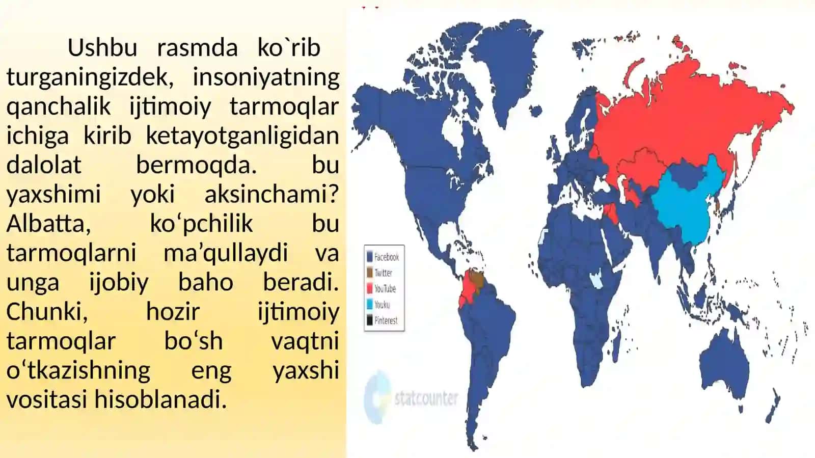 6-mavzu: Ijtimoiy tarmoqlarda axborot xurujlari va tahdidlar 4