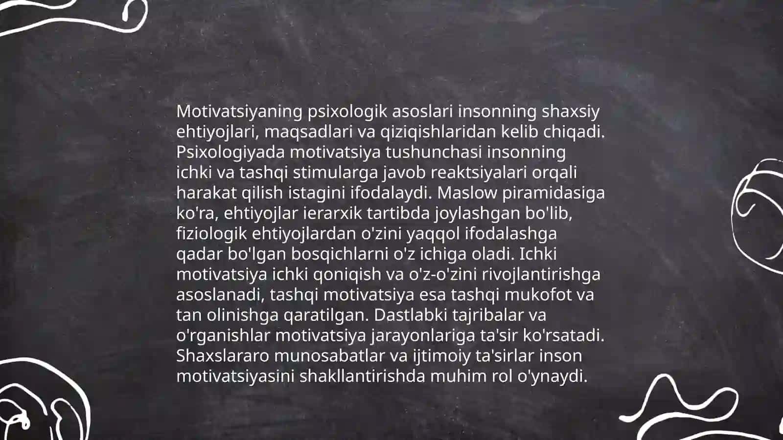 Mativlar extiyojlar va mativatsiya psixodiagnostikasi 4