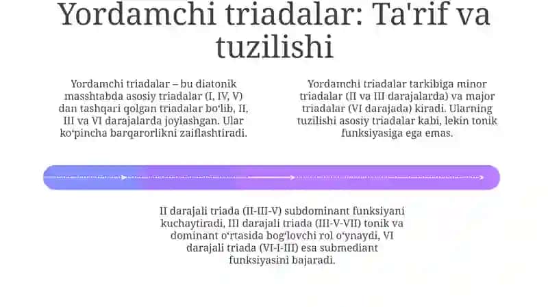 Asosiy va yondosh uchtovushliklar, ularning aylanmalari 4