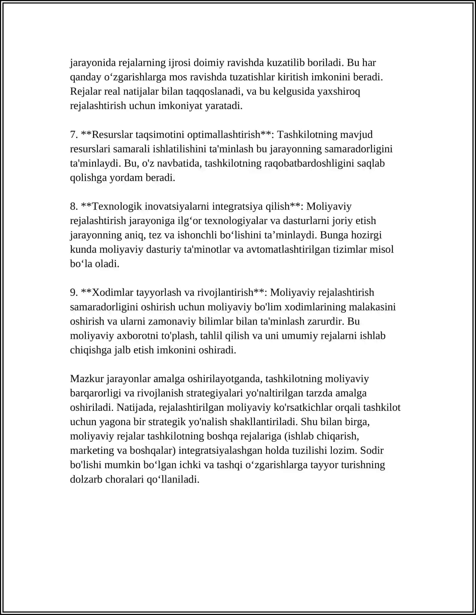KORXONALARDA MOLIYAVIY REJALASHTIRISH 4