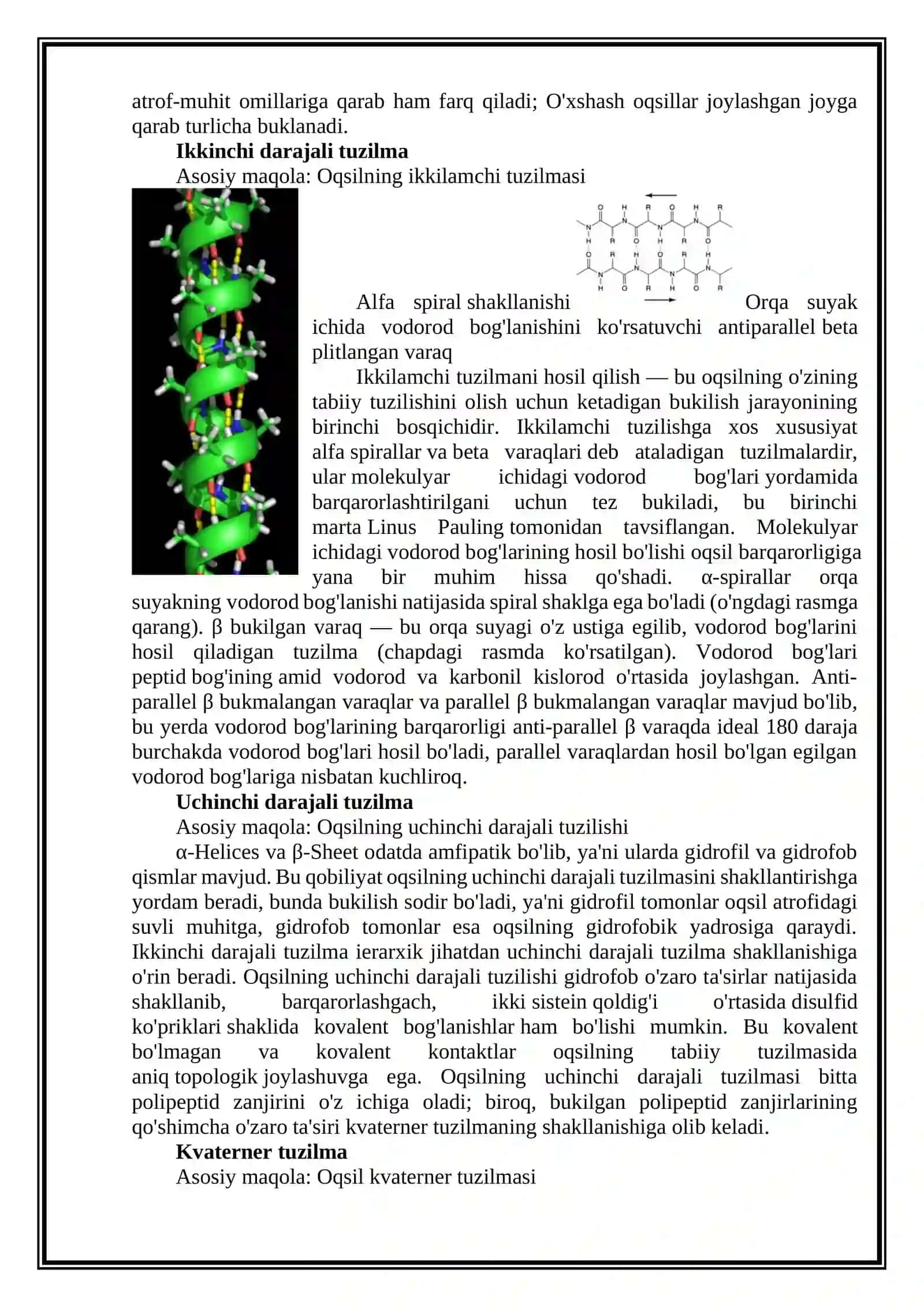 Oqsillar foldingi 4