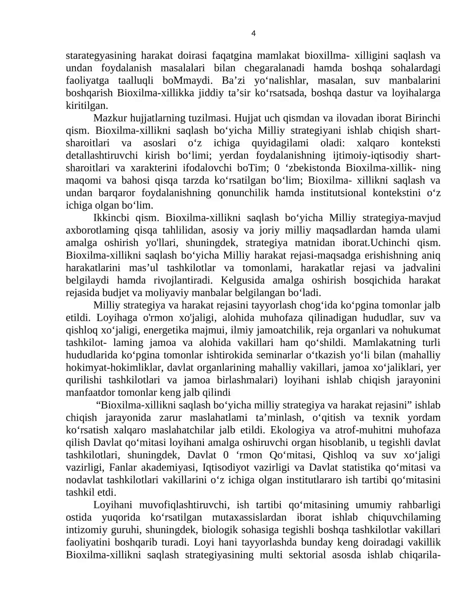 Bioxilma - xillik tushunchasi va uning atrof - muhit muhofazasidagi o‘rni 4
