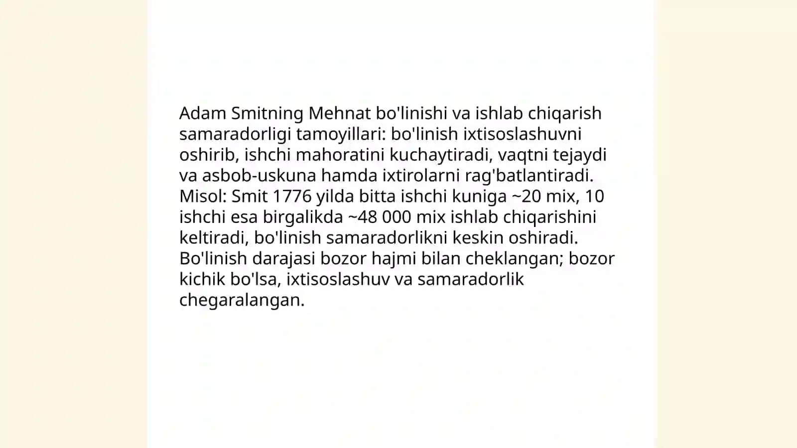 Adam Smitning iqtisodiy qarashlari 4