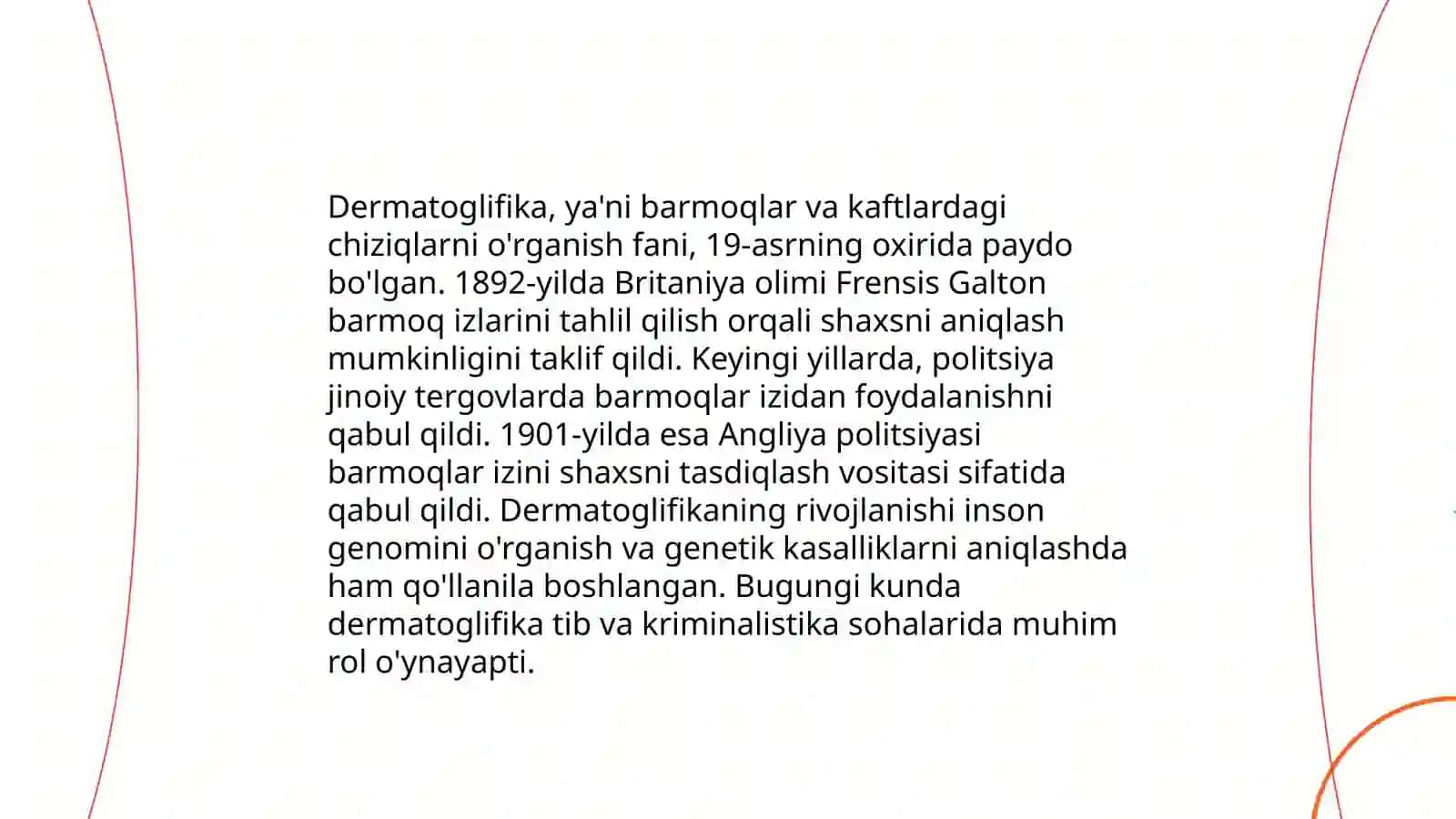 Dermatoglifika usuli haqida 4