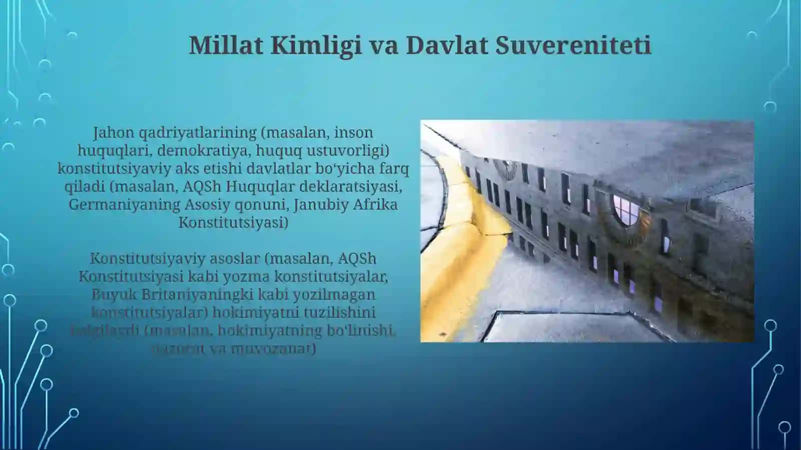 Konstitutsiyalarning global va milliy qadriyatlar muvozanati 4