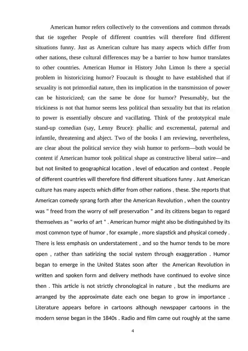 The Role of Humor and Satire in American Literature 4