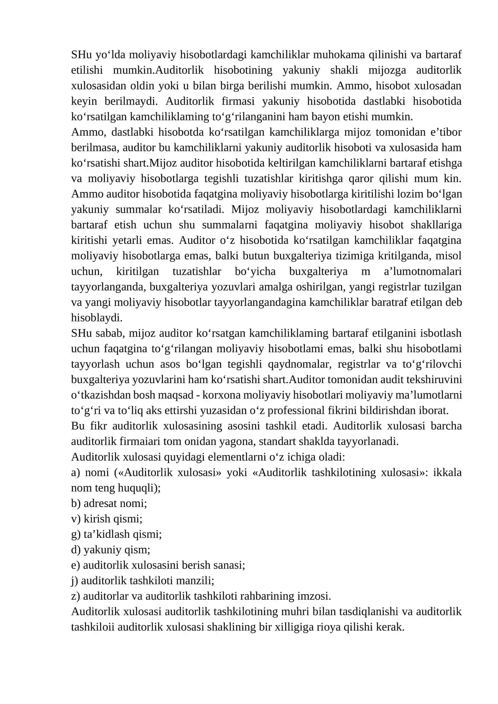 Firibgarlik tushunchasi. Moliyaviy hisobotdagi firibgarliklar 4