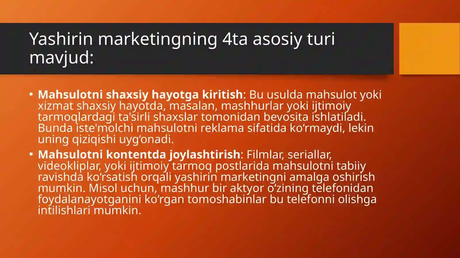 Yashirin marketing 4