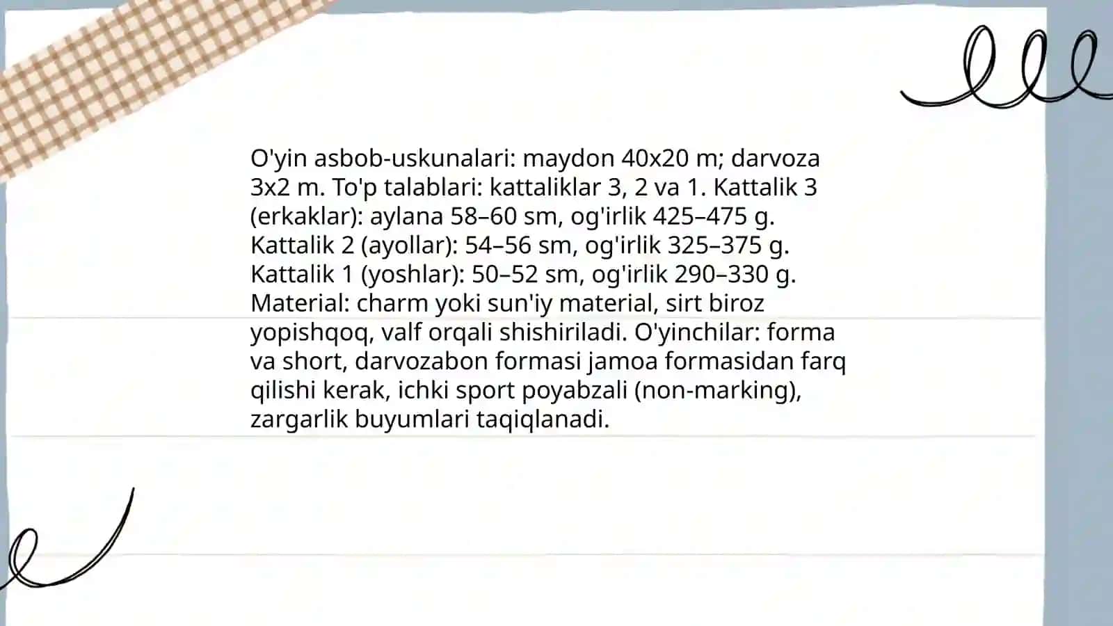 Gandbol oʻyin qoidalari va musobaqalar hakamlik uslubiyati 4
