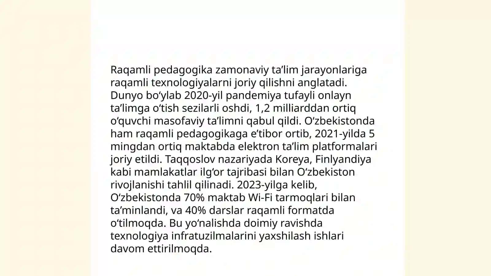 Zamonaviy qiyosiy pedagogik masalalar taraqqiyoti 4
