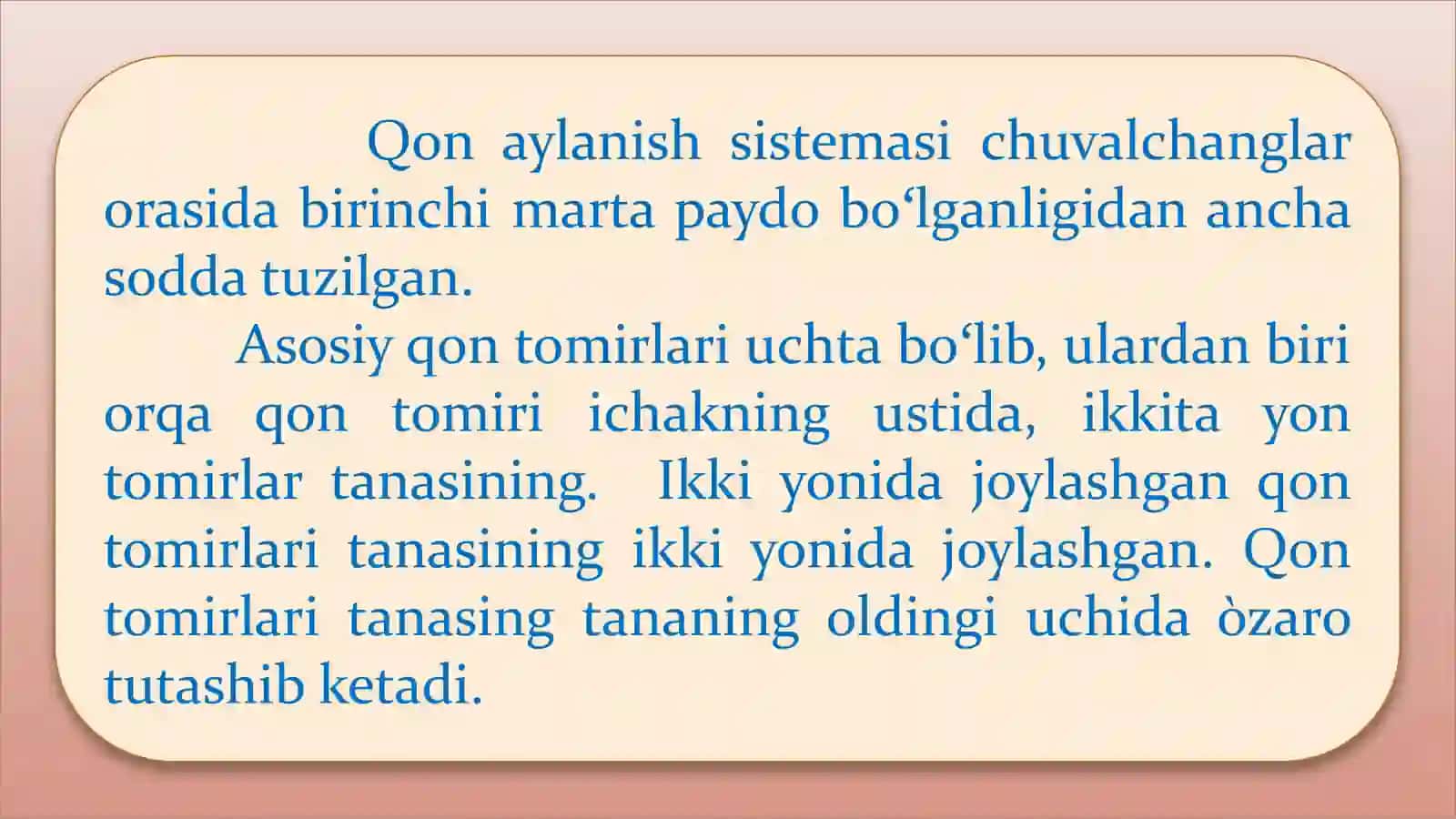 Nemirtinlarni qonaylanish va nafas olish sistemalari 4