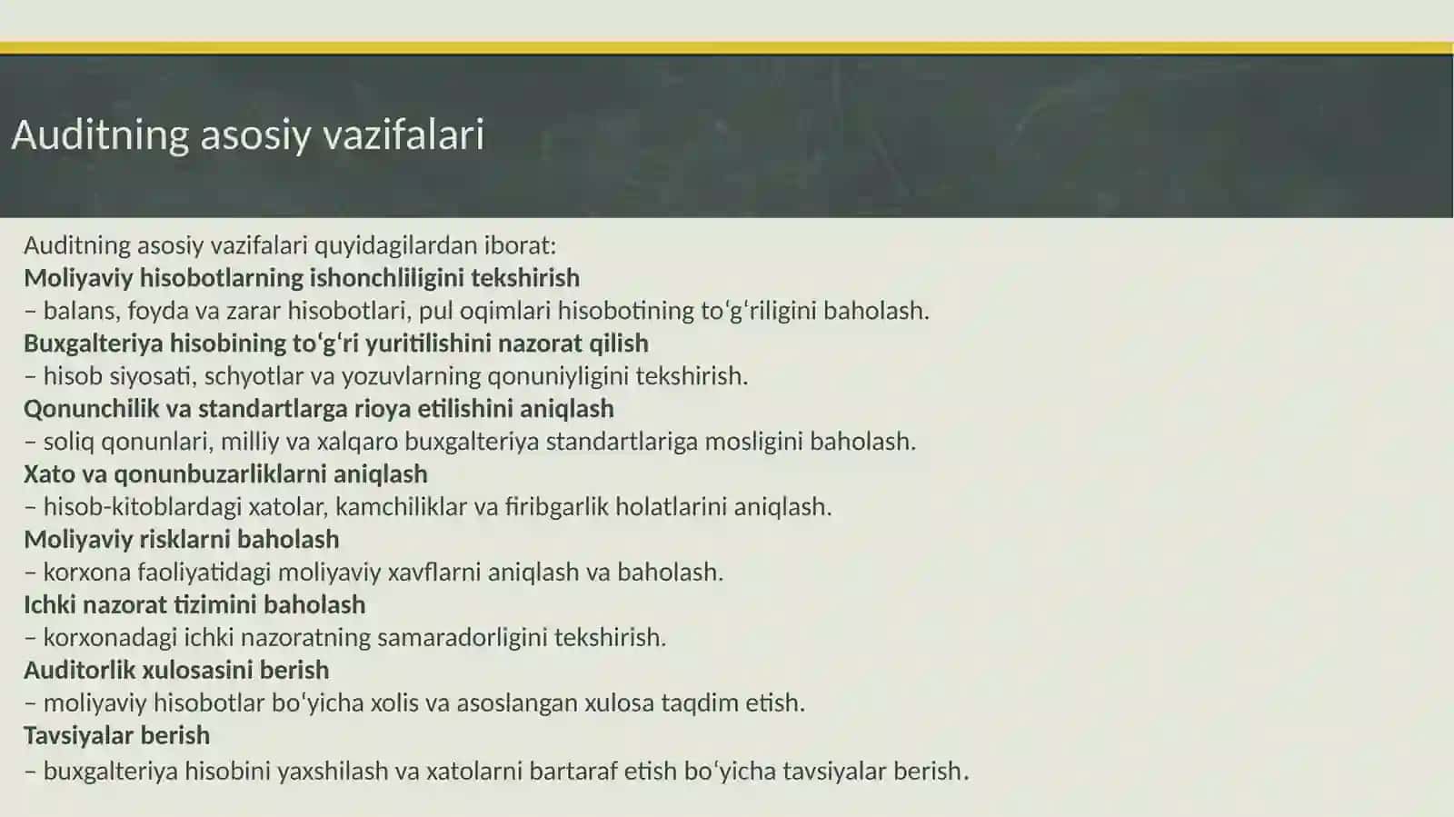 Audit va moliyaviy nazorat 4