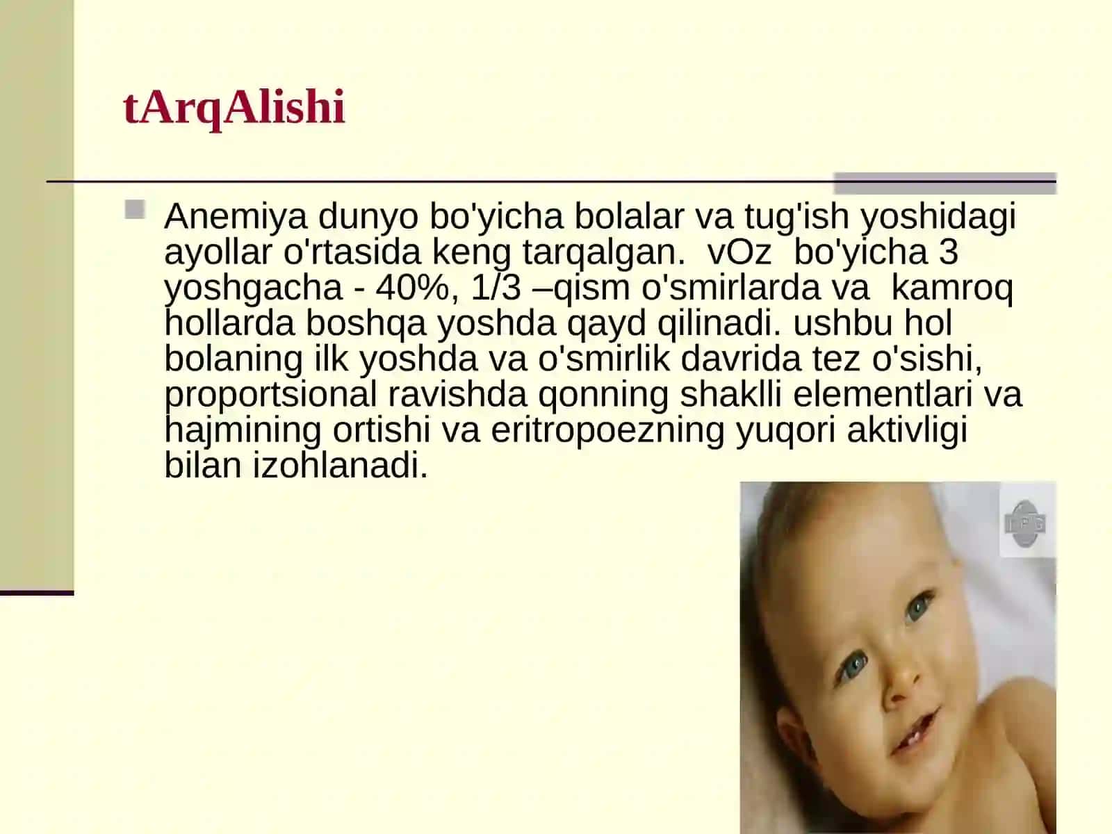 Bolalarda tanqislik anemiyalari 4