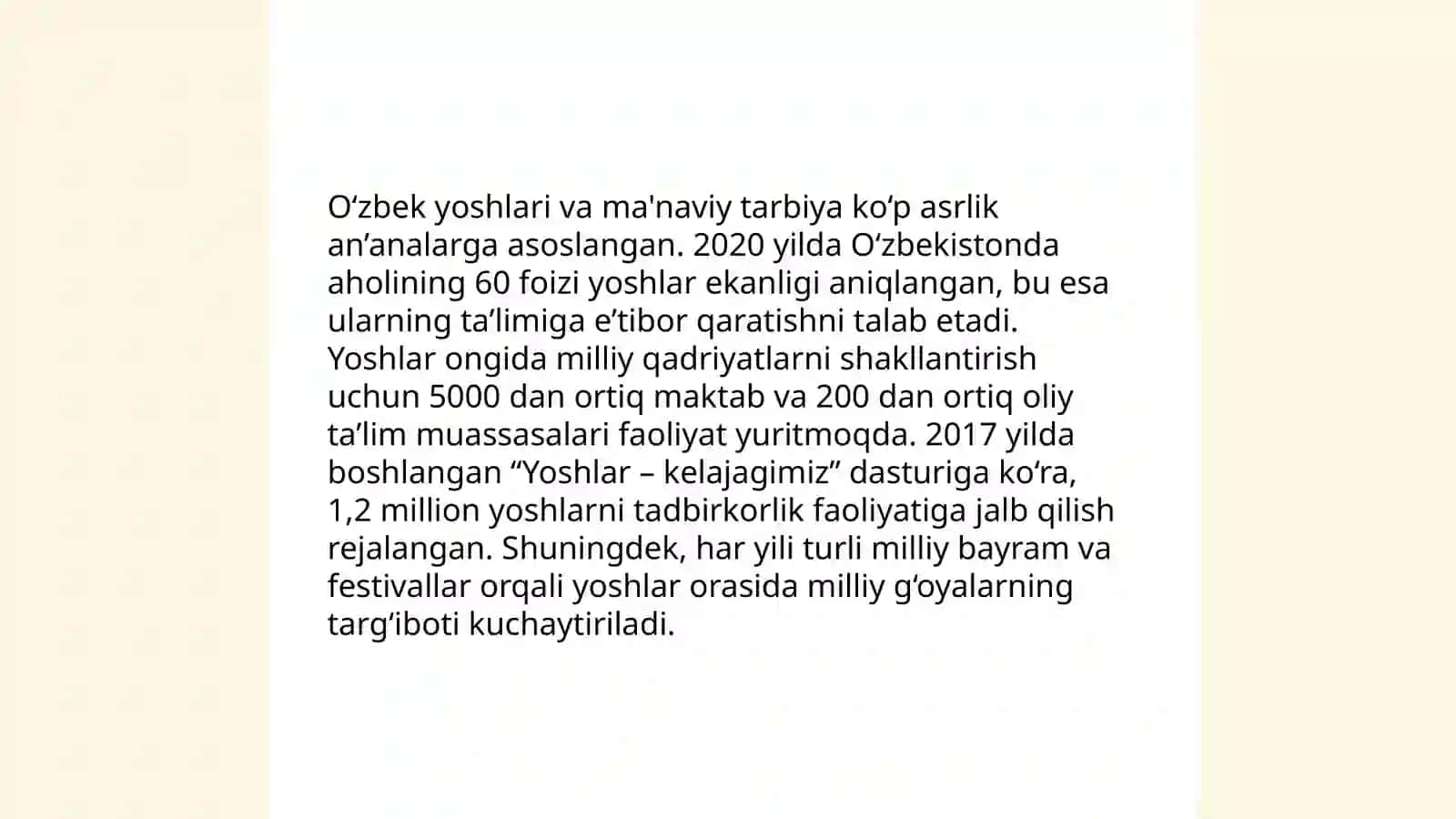 Axloqiy Tarbiya va Diniy Manbalar 4