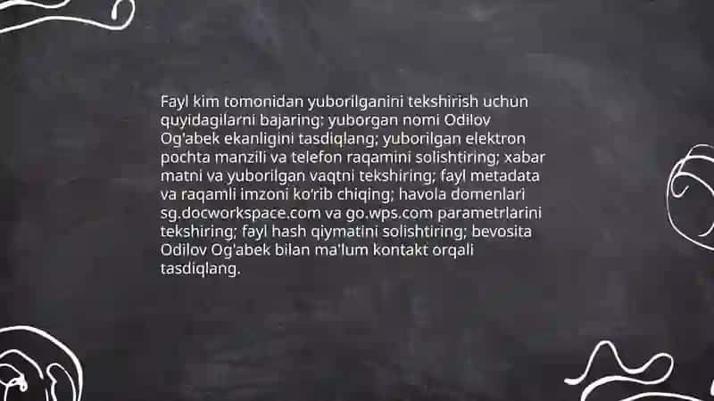 Shahrisabz davlat pedagogika instituti biologiya yoʻnalishi 2-25-guruh talabasi Odilova Marjonabonuning taqdimoti 4