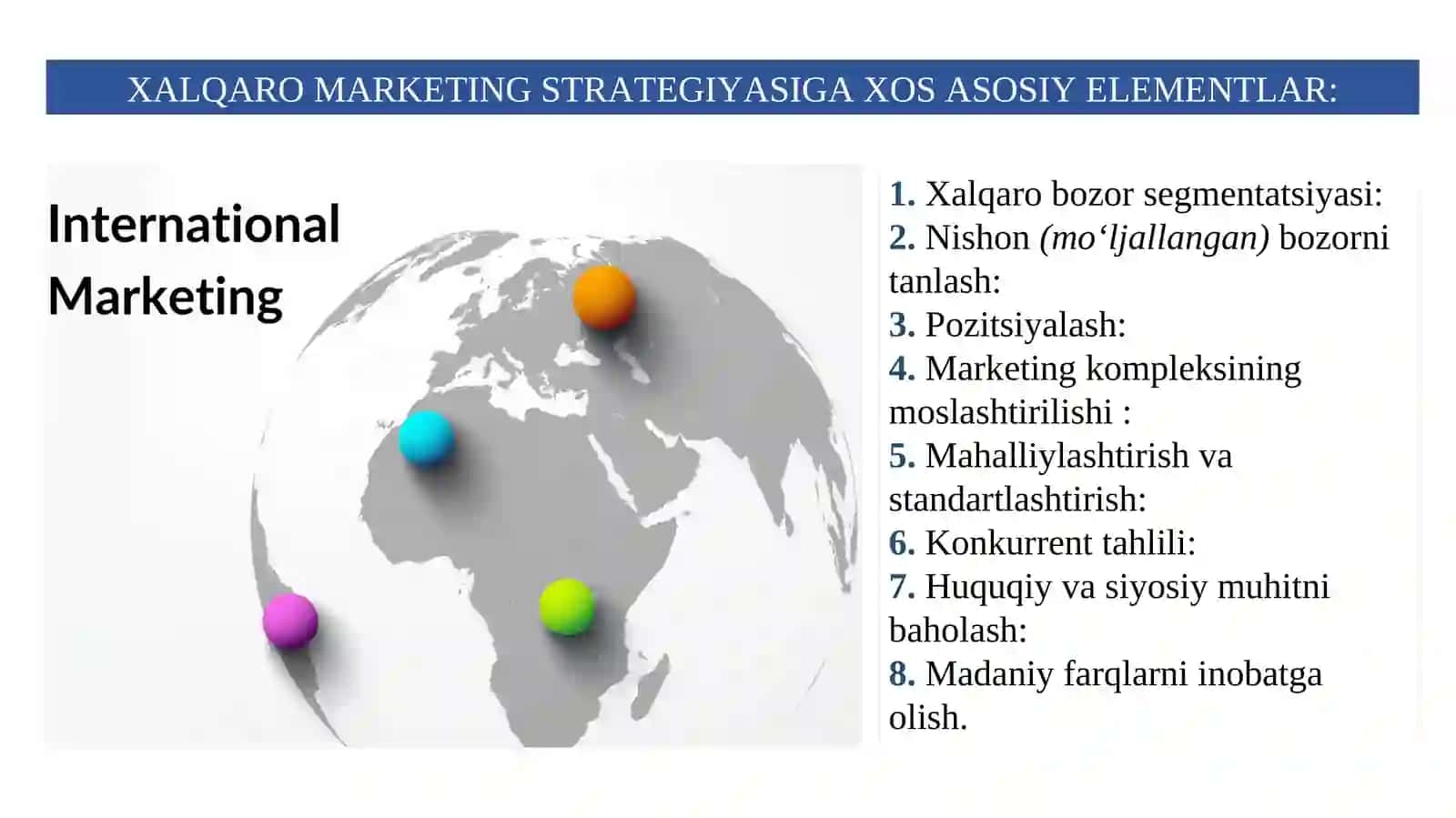 Xalqaro marketing strategiyalari 4