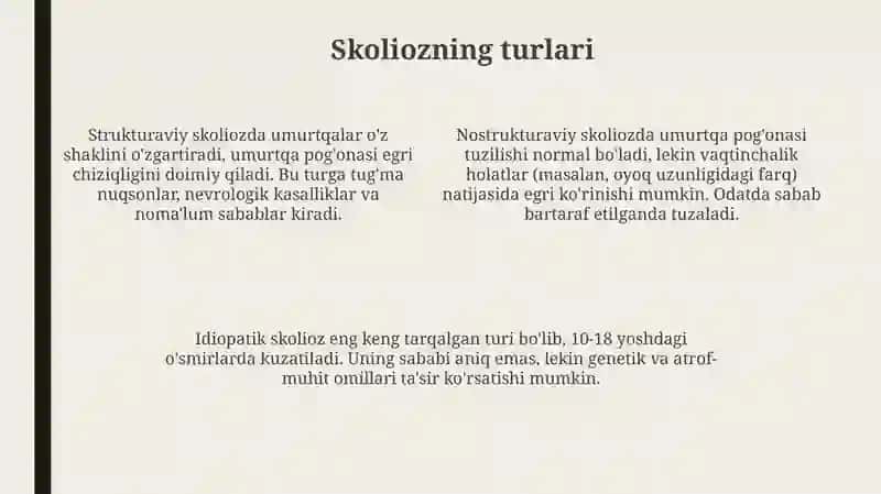 Skoliozning Oldini Olish: Haqiqat va Uydirmalar 4