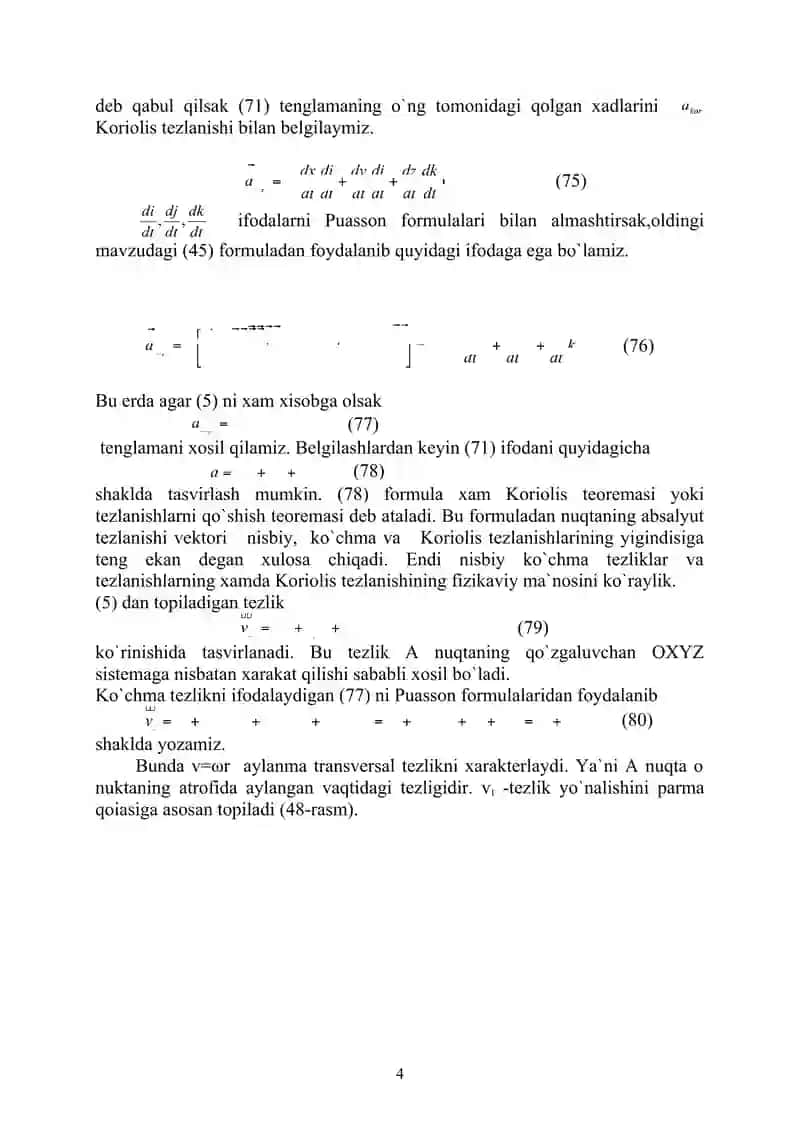Qattiq jismning murakkab xarakati 4