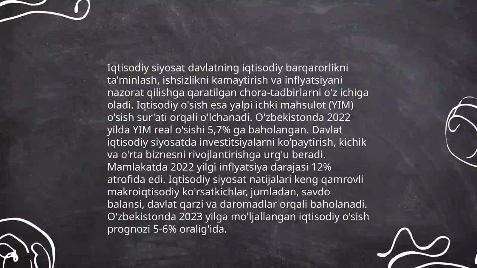 Davlat iqtisodiy siyosatining mohiyati va uni rivojlantirish yo'nalishlari 4