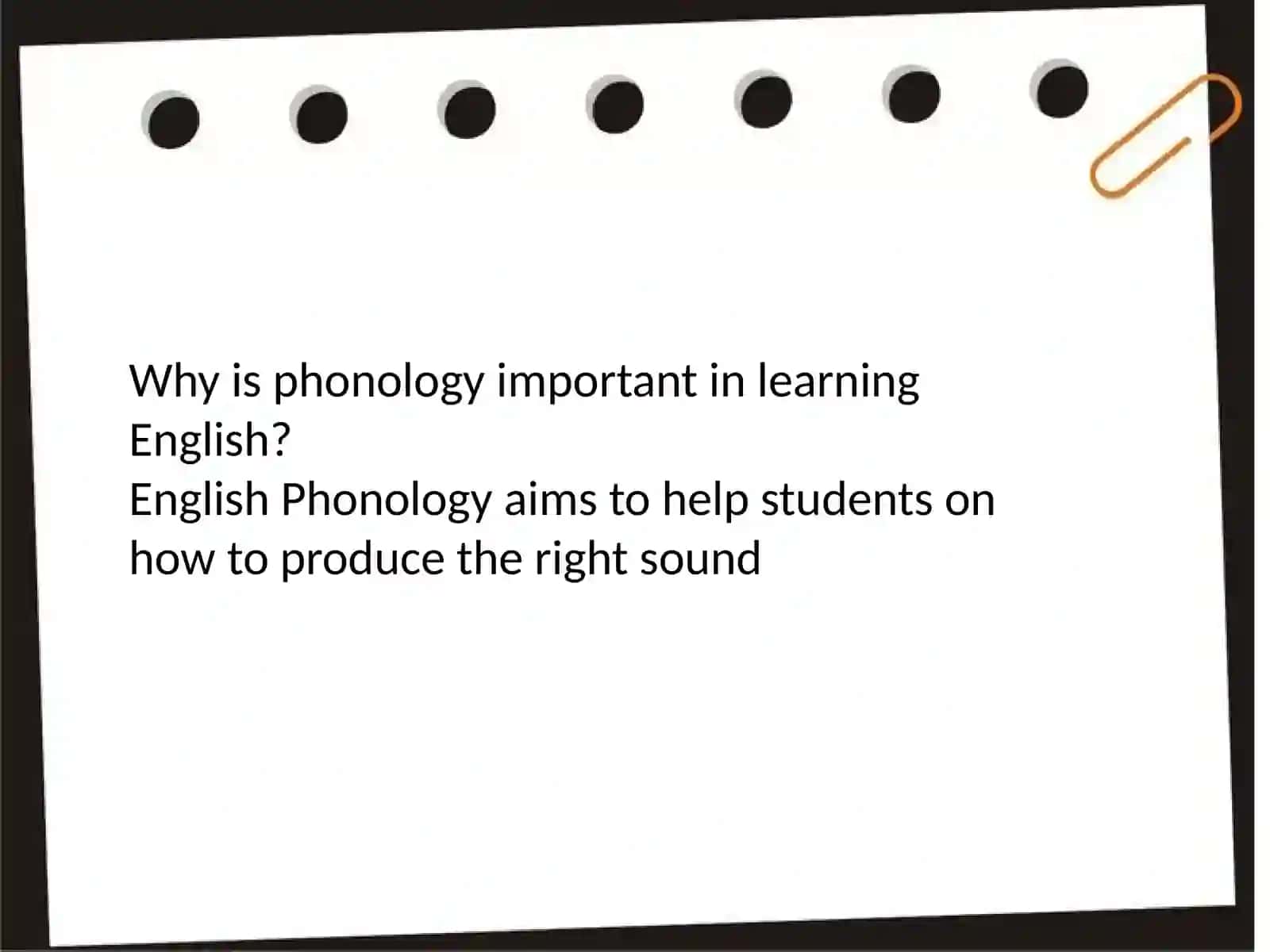 Teaching phonology 4