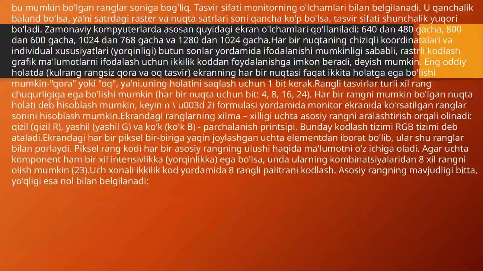 Ma’lumotlarni ikkilik sanoq sistemasida kodlash va dekodlash 4
