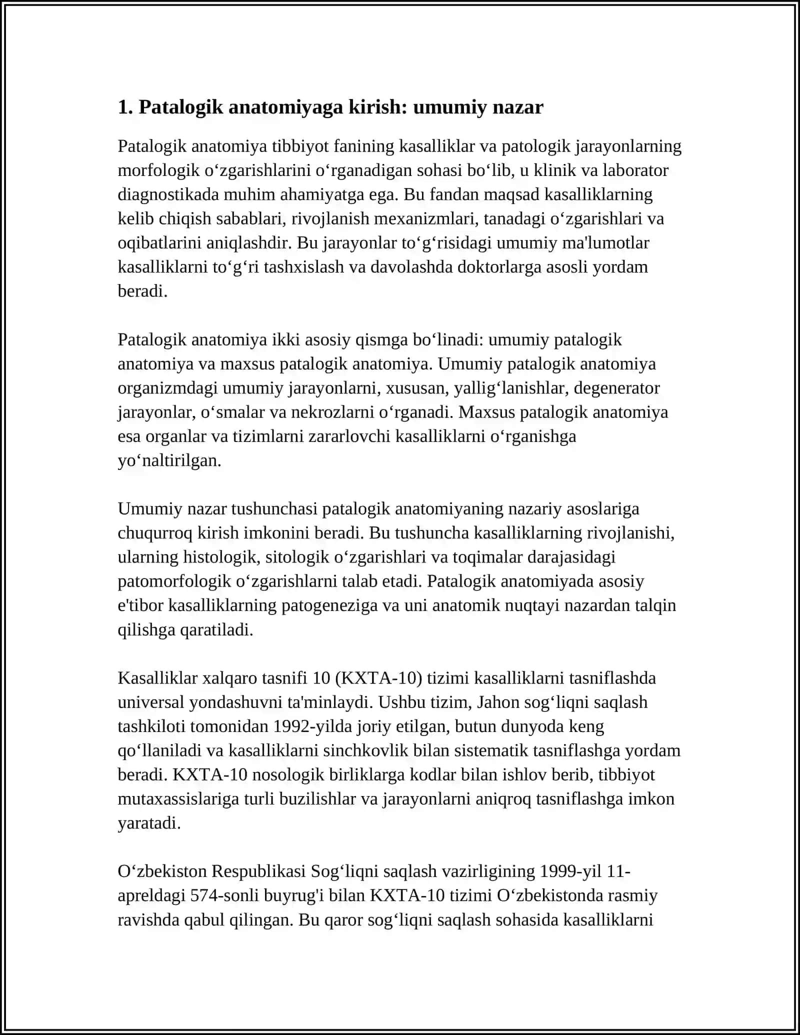 PATALOGIK ANATOMIYA FANIGA KIRISH 4