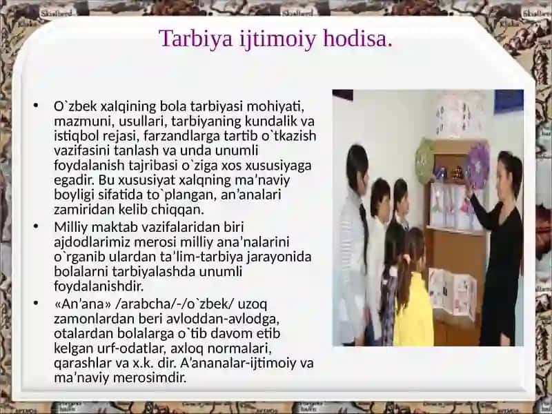 Ta’lim-tarbiya haqida 4
