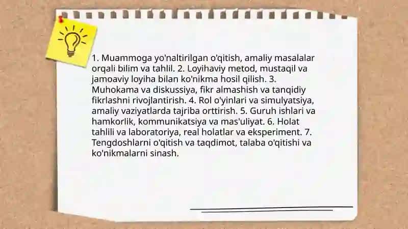 Ma'ruza va izoh 4