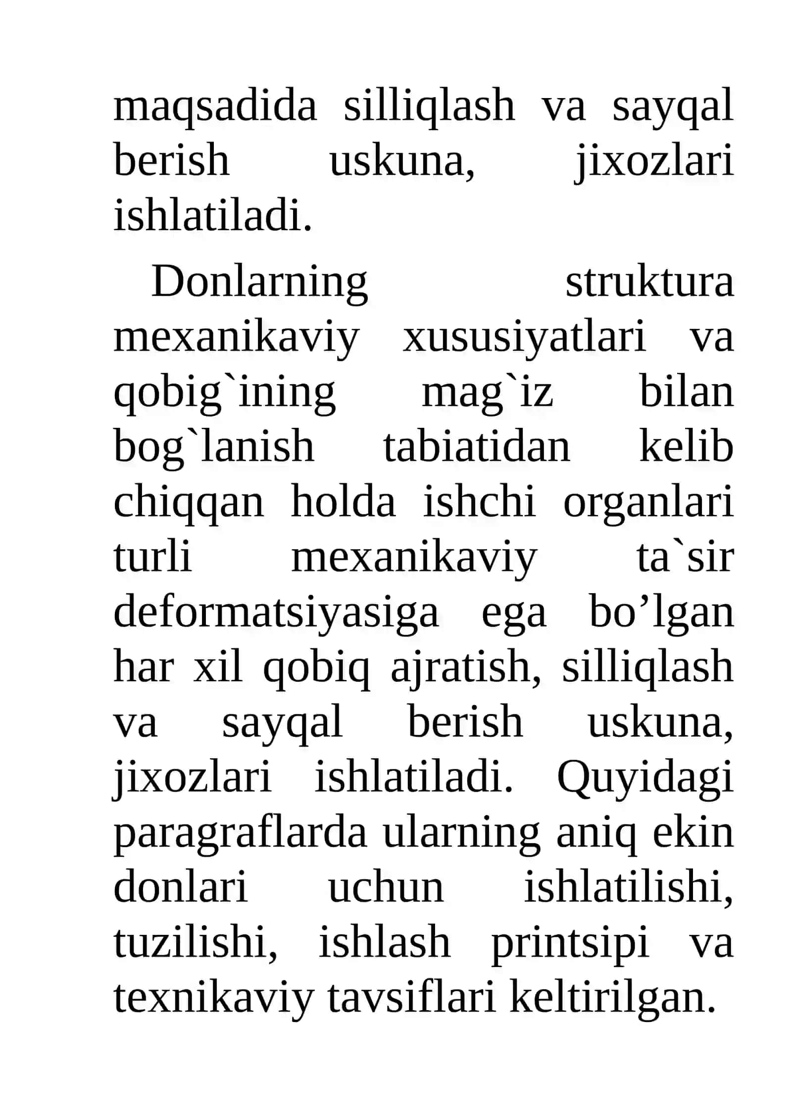 Omixta yem korxonasida texnologik jarayonlarda qo‘llaniladigan uskunalar 4