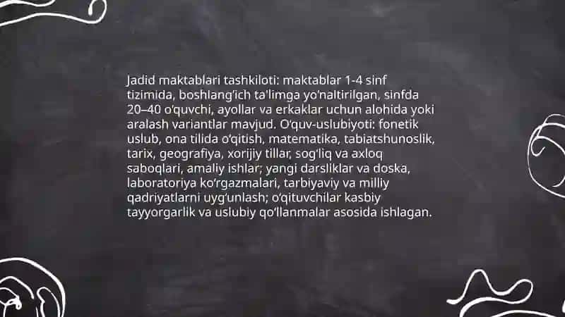 Jadid ma'rifatparvarchiligi, milliy tarbiya asosida 4