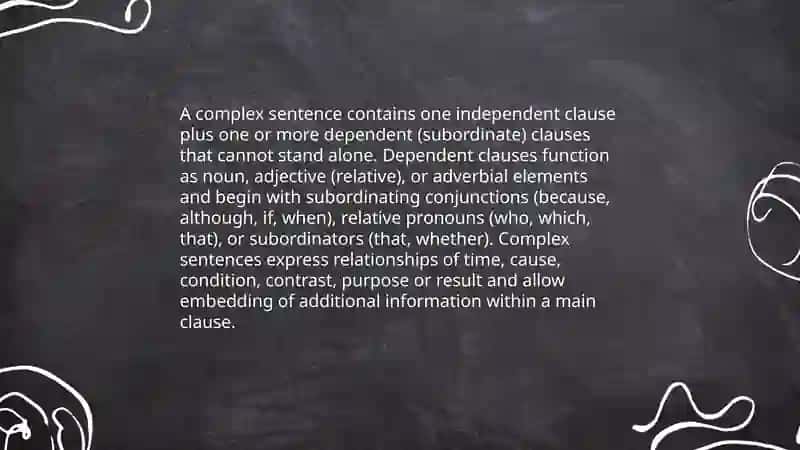 Definition of Syntax: Simple vs. Complex Sentences 4