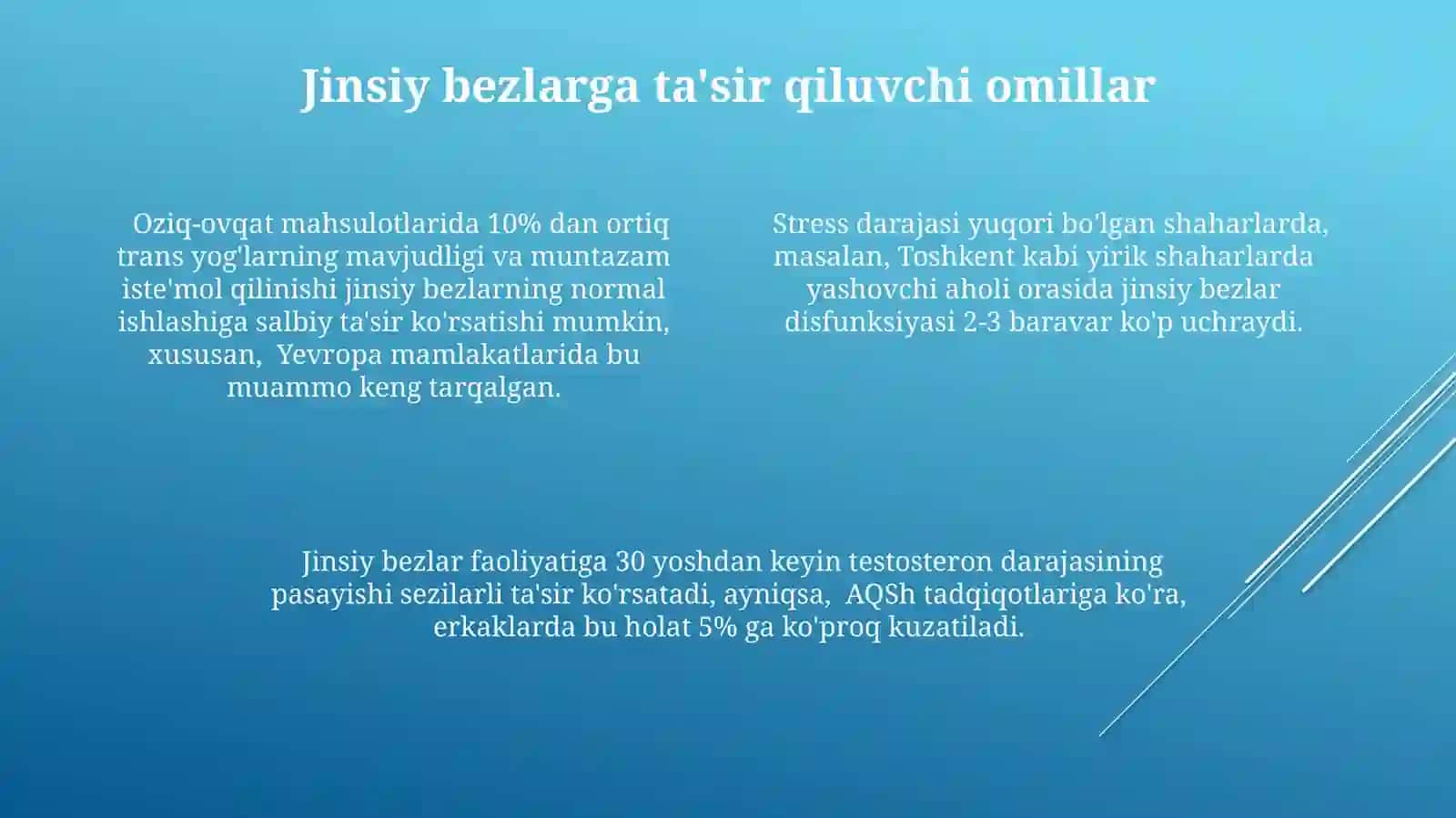 Jinsiy bezlar haqida umumiy ma'lumotlar 4
