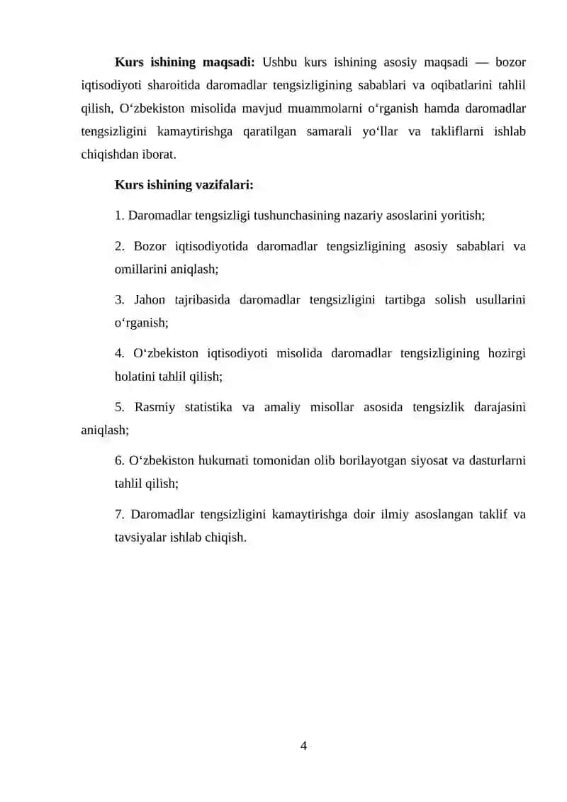 BOZOR IQTISODIYOTI SHAROITIDA DAROMADLAR TENGSIZLIGI 4