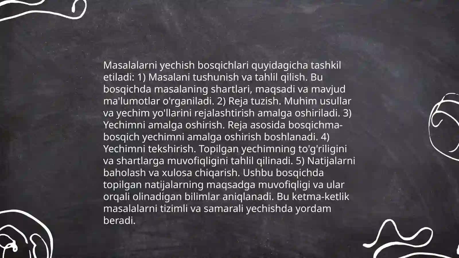 Arifmetik masalalar yechishga o'rgatish metodikasi 4