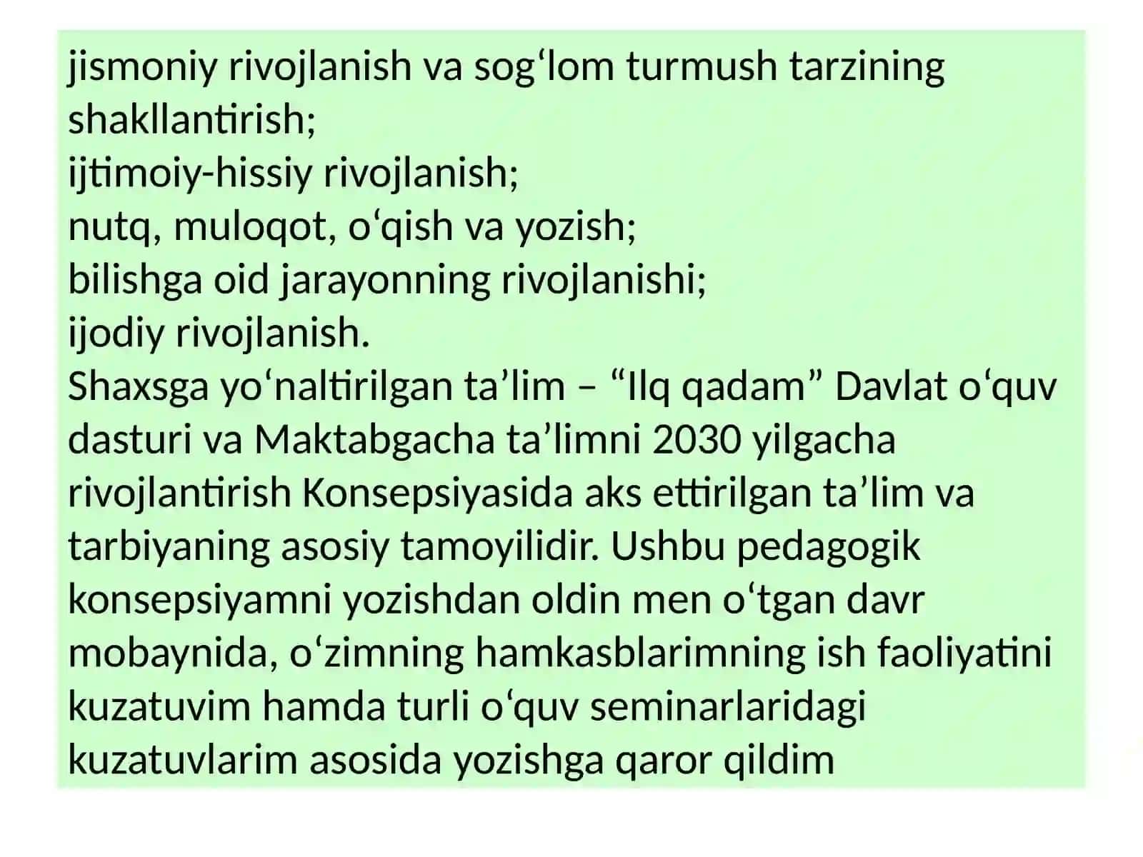 Tarbiyachi shaxsida ISTIMOIY MUNOSABATLARNI RIVOJLANTIRISH 4