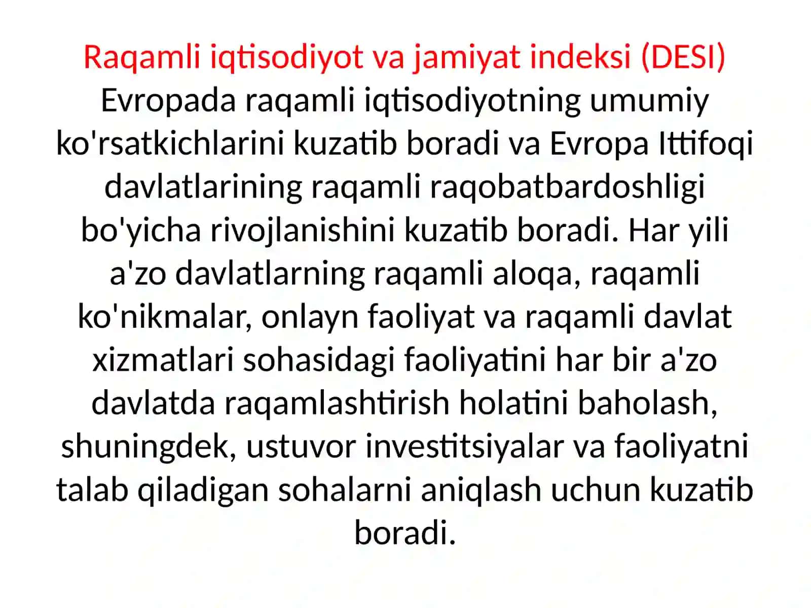 Iqtisodiyotni raqamlashtirish ko'rsatkichlari 4
