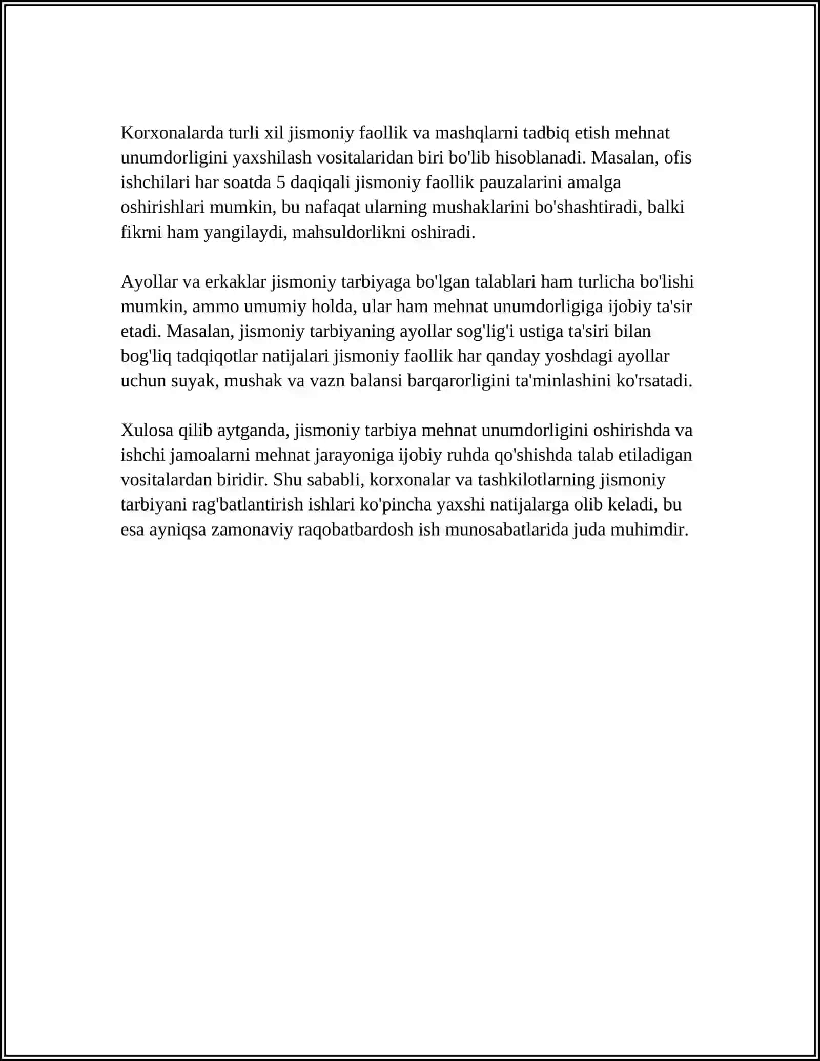 MEHNAT RATSIONALTASHKIL ETISHDA JISMONIY TARBIYANI AHAMIYATI 4