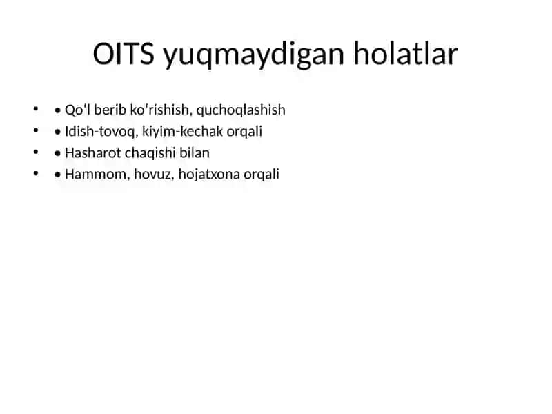 OITS epidemiologiyasi 4