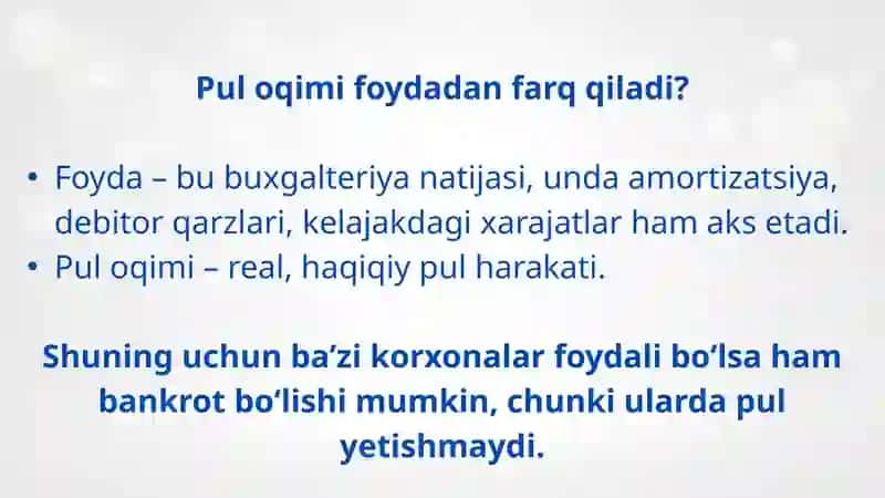 PUL OQIMLARI TAHLILINING ZARURLIGI VA AXBOROT MANBALARI 4