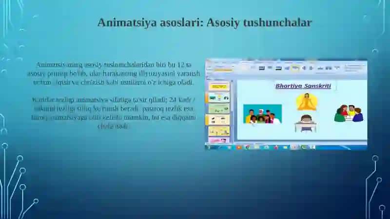 Animatsion taqdimotlar yaratish 4