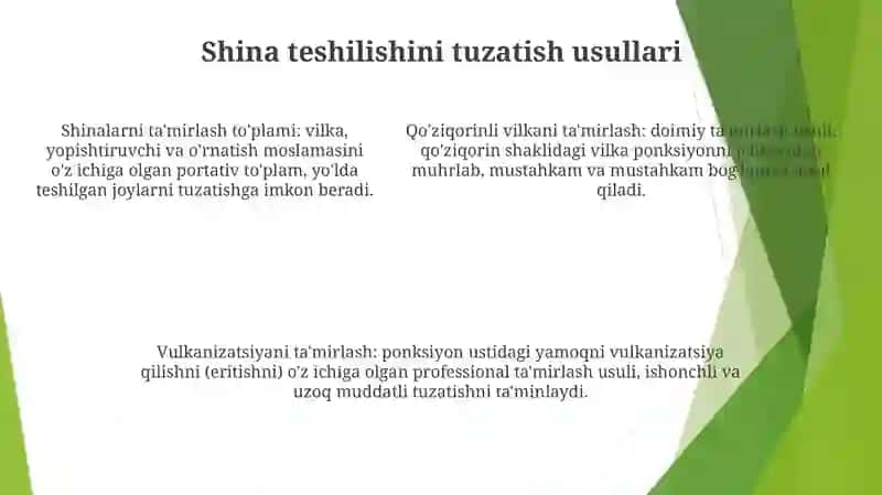 Shinalarning Asosiy Nosozliklari 4