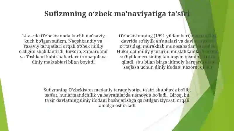 Mustaqil yirlarda Oʻzbekistondagi maʼnaviy va madaniy taraqqiyot 4