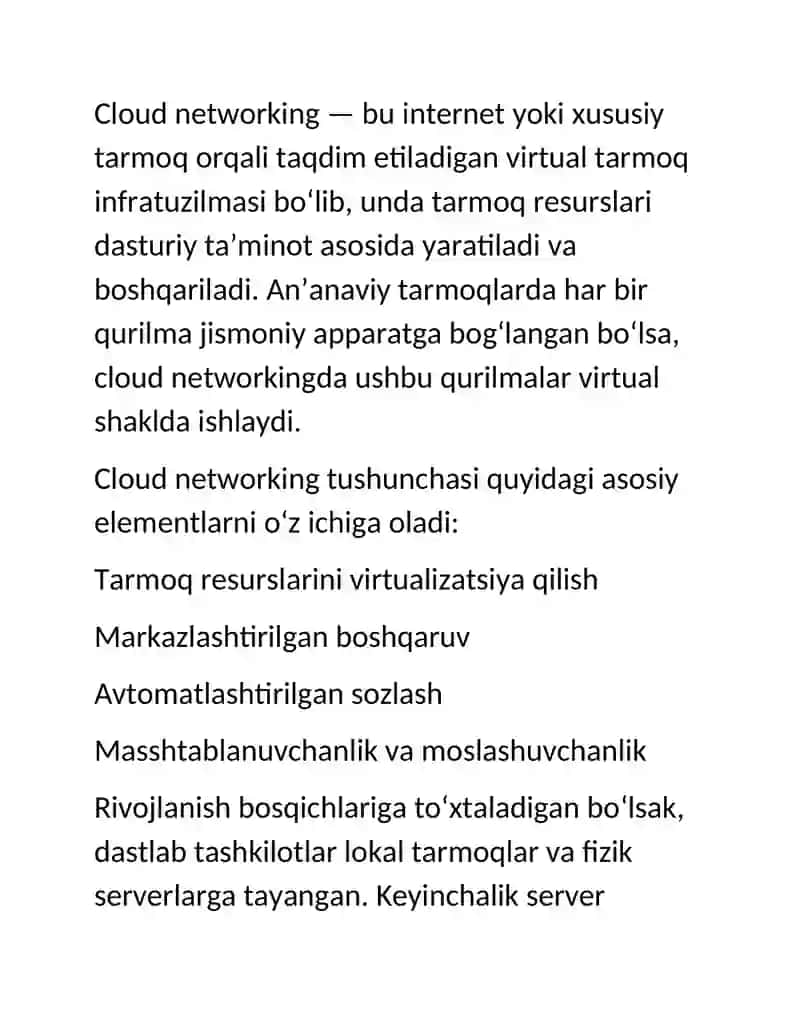 Cloud networking arxitekturasi va asosiy komponentlari 4