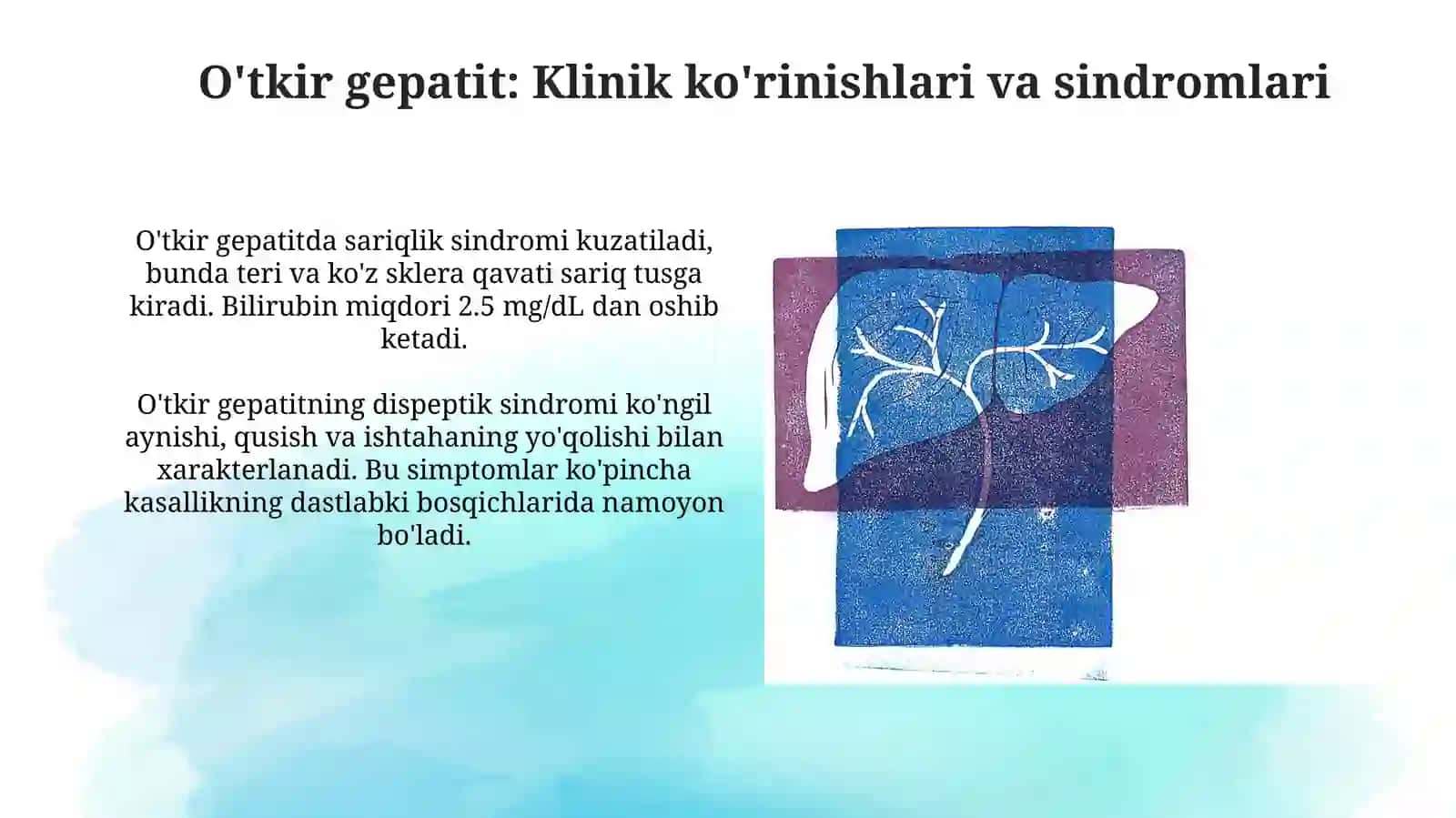 Jigar va ót yollari kasaliklari assosiykiliniksindromlari 4