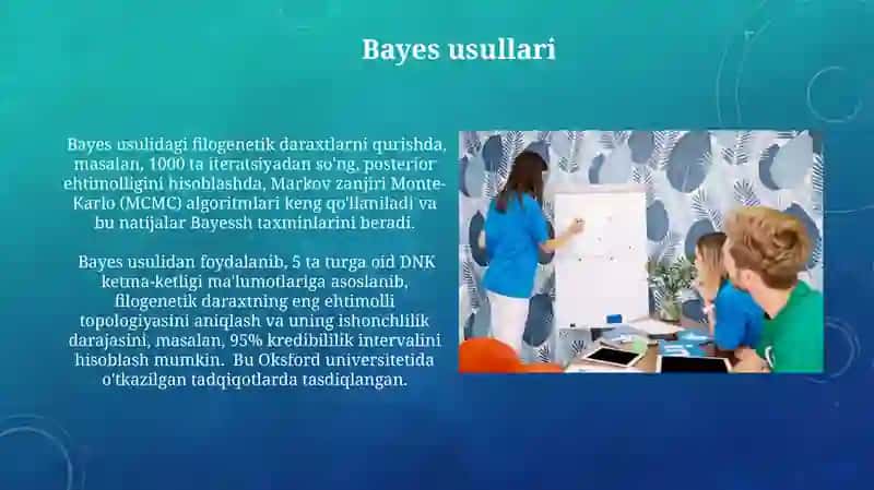 Filogenetik daraxtga oid masala va mashqlar tuzish hamda yechish metodikasi 4