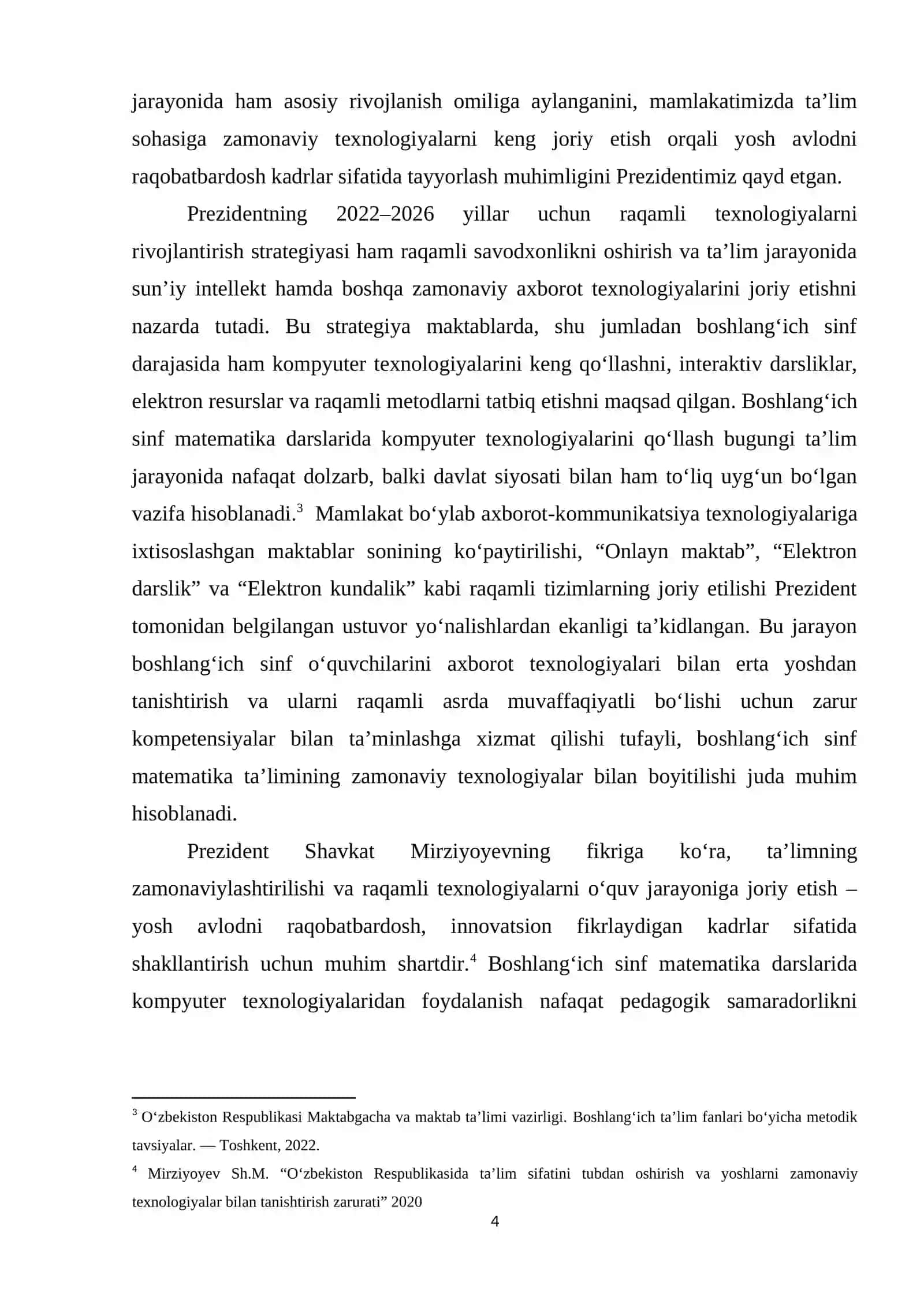 Boshlang'ich sinf matematika darslaridagi masalalarni yechishda kompyuter texnologiyalaridan foydalanish 4
